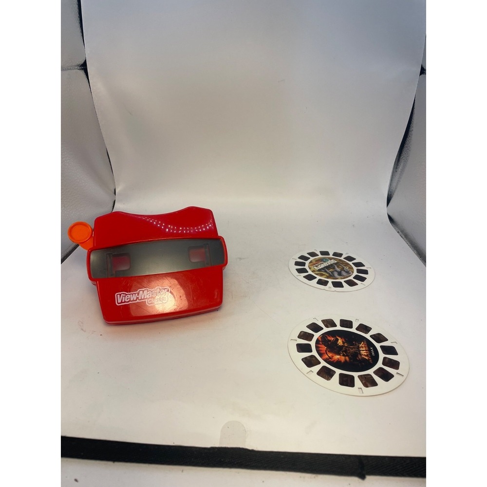 View-Master 3D Viewer Red‎ Classic Retro  Toy 2020 With Trex , Discovery Slides